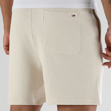 Tommy Jeans - Short Jogging Waffle Script Beach 1805 Beige Clair