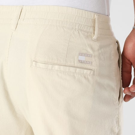 Tommy Jeans - Pantalon Chino Isaac Light Cord 1702 Beige Clair