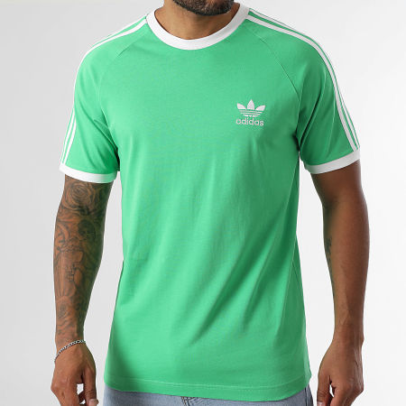 Adidas Originals - Tee Shirt A Bandes 3 Stripes KA5058 Vert Clair