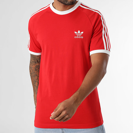 Adidas Originals - Tee Shirt A Bandes 3 Stripes IA4852 Rouge