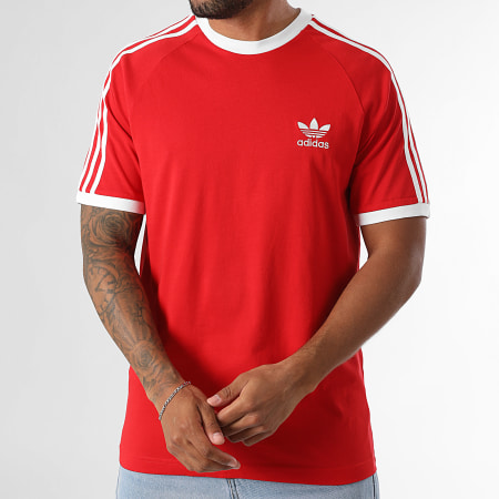 Adidas Originals - Tee Shirt A Bandes 3 Stripes IA4852 Rouge