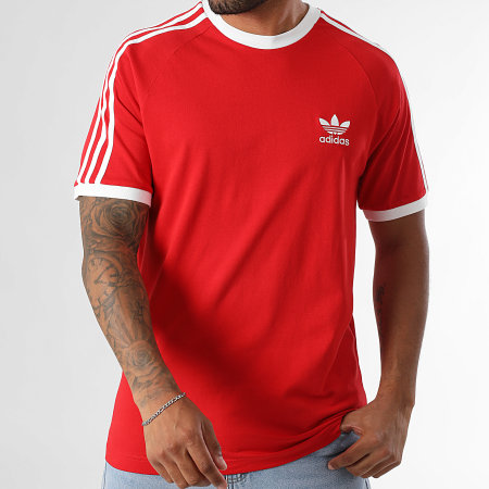 Adidas Originals - Tee Shirt A Bandes 3 Stripes IA4852 Rouge