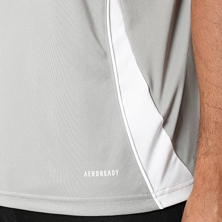 Adidas Sportswear - Tee Shirt A Bandes Tiro24 Jersey IS1012 Gris