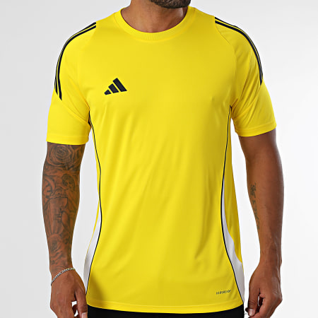 Adidas Sportswear - Tee Shirt A Bandes Tiro24 Jersey IS1015 Jaune