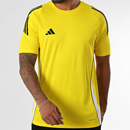 Adidas Sportswear - Tee Shirt A Bandes Tiro24 Jersey IS1015 Jaune