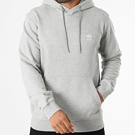 Adidas Originals - Sweat Capuche Essential HZ6585 Gris Chiné