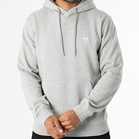 Adidas Originals - Sweat Capuche Essential HZ6585 Gris Chiné