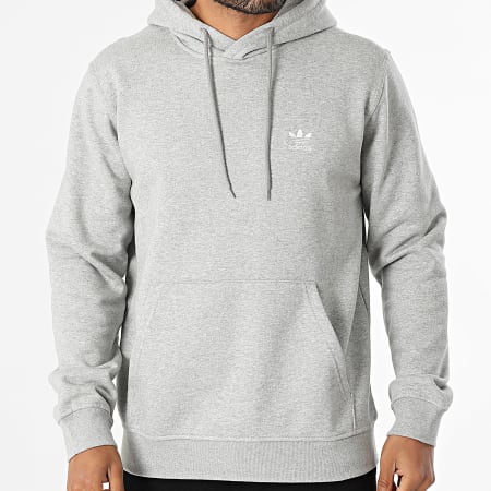 Adidas Originals - Sweat Capuche Essential HZ6585 Gris Chiné