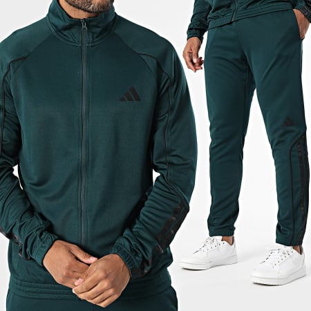 Adidas Sportswear - Ensemble De Survetement 3 Stripes Stadium JX5528 Vert Bouteille