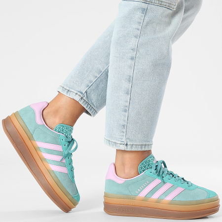 Adidas Originals - Baskets Femme Gazelle Bold JS3894 Powder Teal Bliss Lilac Pure Teal
