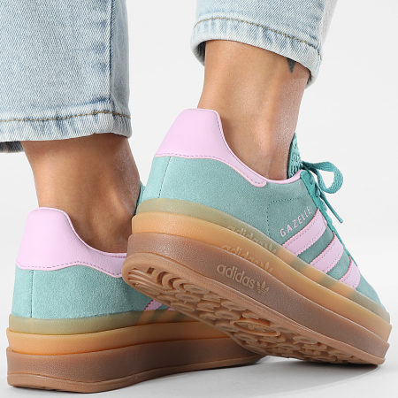 Adidas Originals - Baskets Femme Gazelle Bold JS3894 Powder Teal Bliss Lilac Pure Teal