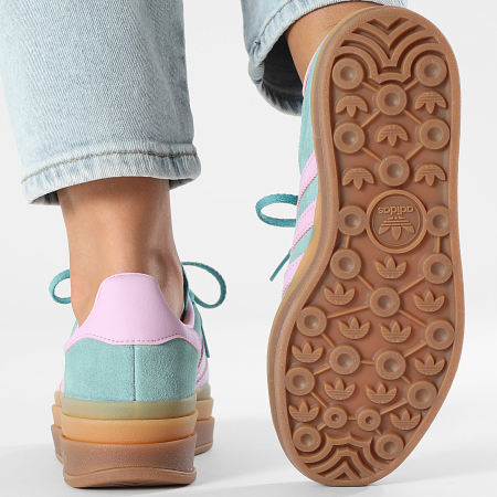 Adidas Originals - Baskets Femme Gazelle Bold JS3894 Powder Teal Bliss Lilac Pure Teal