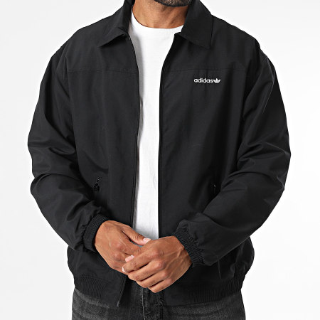 Adidas Originals - Brushed Zip Jacket JX3070 Black - Ryses