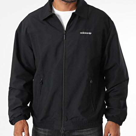 Adidas Originals - Brushed Zip Jacket JX3070 Black - Ryses