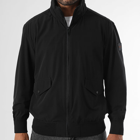 BOSS ジャンパー BOSS - Ohice Hooded Zip Jacket 50543389 Black - Ryses