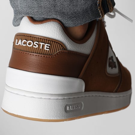 ガオゴッド Lacoste - Sneakers Court Cage 225 Brown White - Ryses