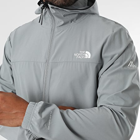 The North Face - Veste Zippée Capuche Wind A8BP1 Gris