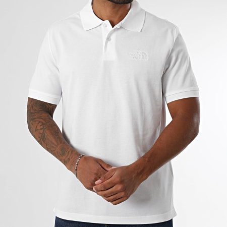 The North Face - Polo Manches Courtes Essential A8C1P Blanc