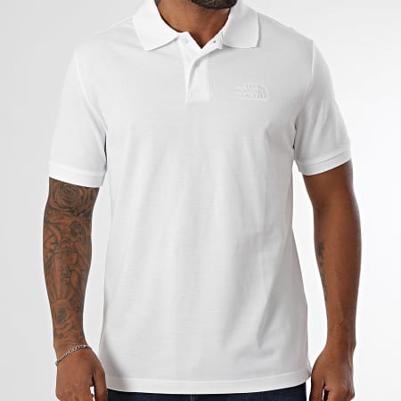 The North Face - Polo Manches Courtes Essential A8C1P Blanc