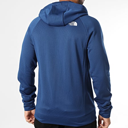 Reaxion Zip Hoodie A8DVY Navy Blue