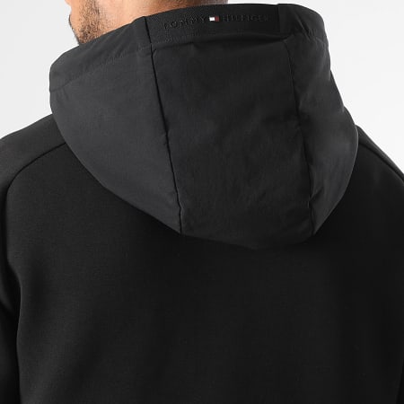 Tommy Hilfiger - Veste Capuche Zippée Performance Mixmedia Windbreaker 9870 Noir
