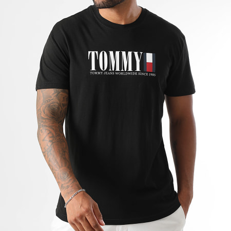 Tommy Jeans - Tee Shirt Tommy DNA Flag 1941 Noir