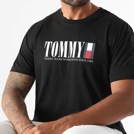 Tommy Jeans - Tee Shirt Tommy DNA Flag 1941 Noir