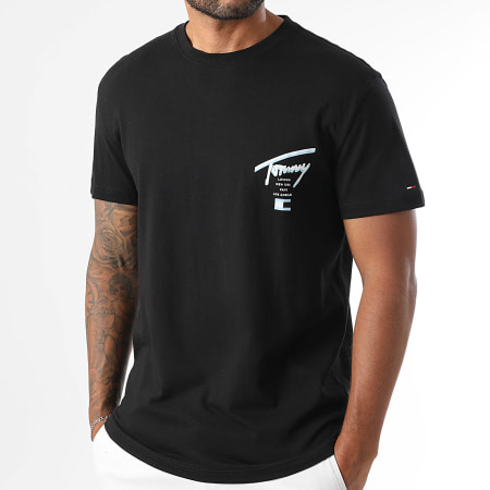 Tommy Jeans - Tee Shirt Signature City 1934 Noir