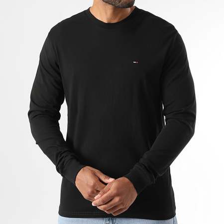 Tommy Jeans - Lot De 2 Tee Shirt Manches Longues TJM 2148 Noir Blanc