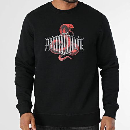 Vald - Sweat Crewneck Snake Noir
