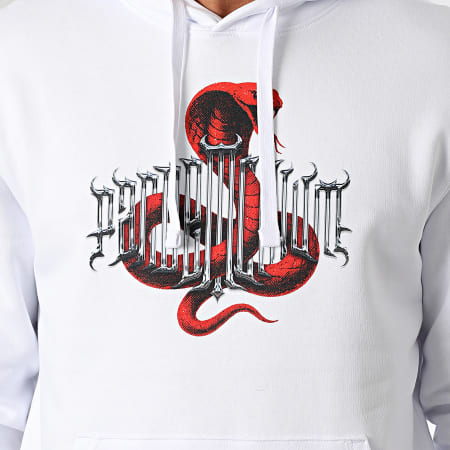 Vald - Sweat Capuche Snake Blanc