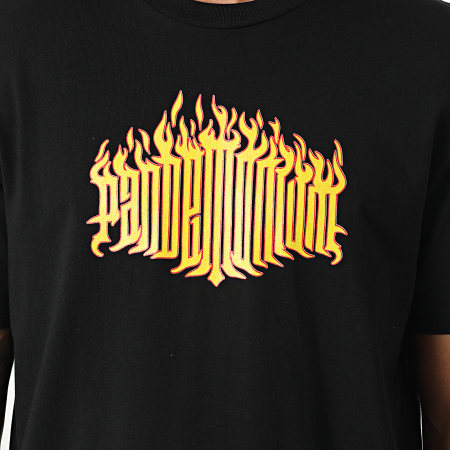 Vald - Tee Shirt Oversize Flamme Noir