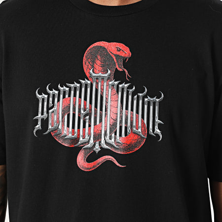 Vald - Tee Shirt Oversize Snake Noir