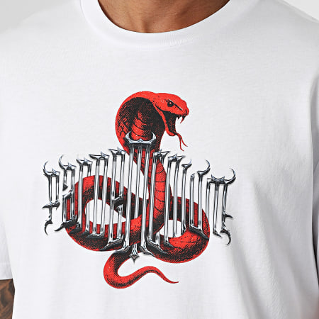 Vald - Tee Shirt Oversize Snake Blanc