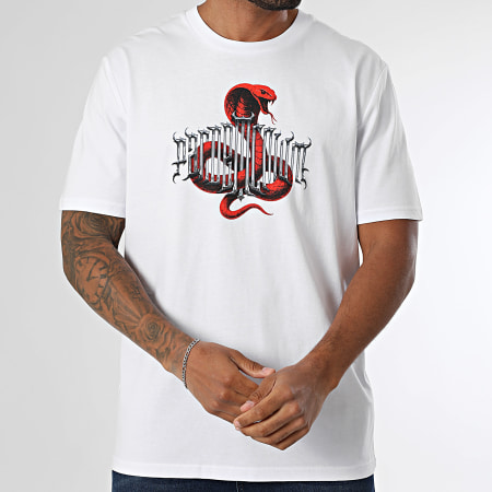 Vald - Tee Shirt Oversize Snake Blanc