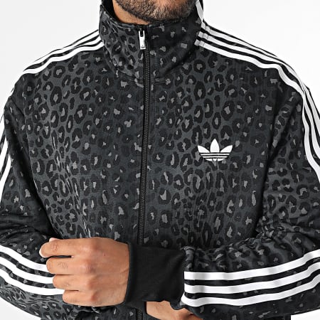 Adidas Originals - Striped Zip Jacket JV7579 Grey Anthracite