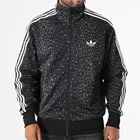 Adidas Originals - Striped Zip Jacket JV7579 Grey Anthracite
