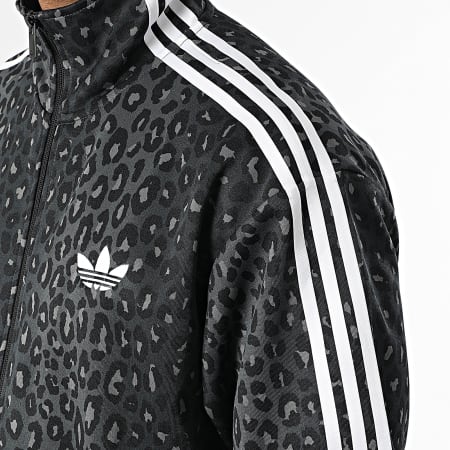 ジャケット・アウター adidas Adidas Originals - Striped Zip Jacket JV7579 Grey Anthracite