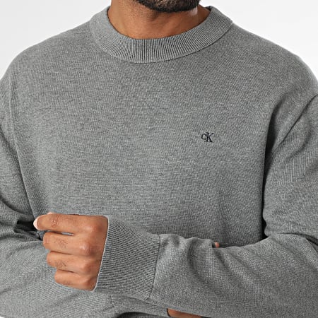 Calvin Klein - Pull 309G Gris Chiné