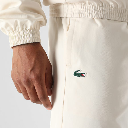 Lacoste - Short Jogging Big Logo Crocodile Beige