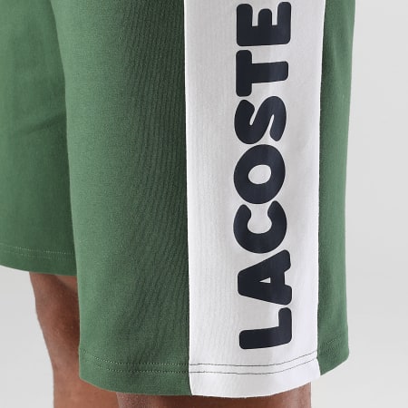 Lacoste - Short Jogging Loungewear Big Logo Crocodile Vert