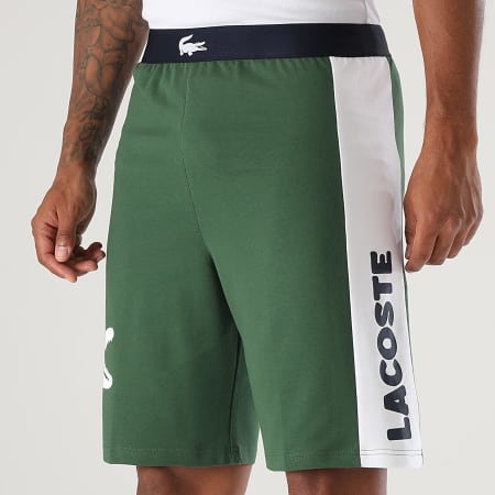 Lacoste - Short Jogging Loungewear Big Logo Crocodile Vert