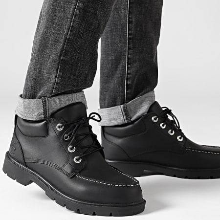 Timberland - Scarpe classiche allacciate impermeabili A6EU1 Nero pieno fiore