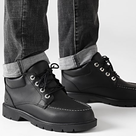 Timberland - Scarpe classiche allacciate impermeabili A6EU1 Nero pieno fiore