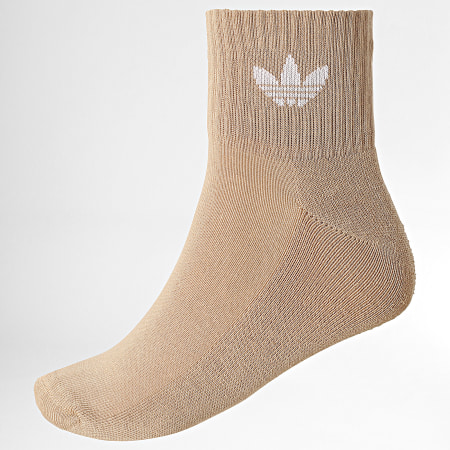 Adidas Originals Pack Of Pairs Of Socks JV8601 Beige Light