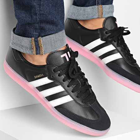 Adidas Originals - Baskets Samba Licensed Juventus JQ4040 Core Black Footwear White Bliss Pink