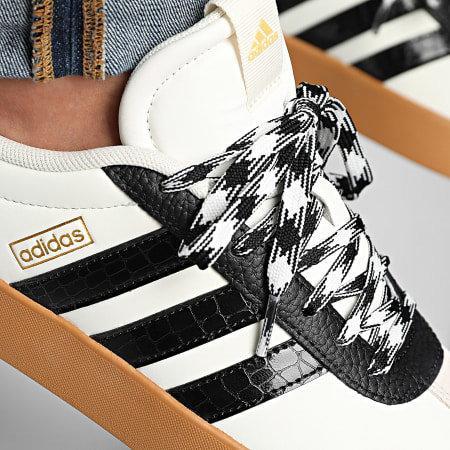 Adidas Sportswear - Baskets VL Court 3.0 JR8603 Off White Core Black Gold Metallic