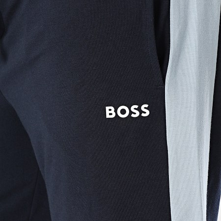 BOSS - Short Jogging A Bandes Balance 50545922 Bleu Marine Bleu Clair