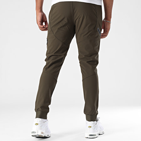 Comme Des Loups - Wolf Tech Reflective Khaki Green Jogging Pants