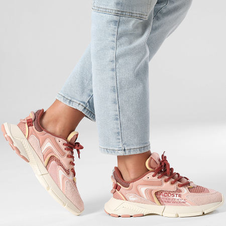Lacoste - Baskets Femme L003 Neo 125 Pink Off White
